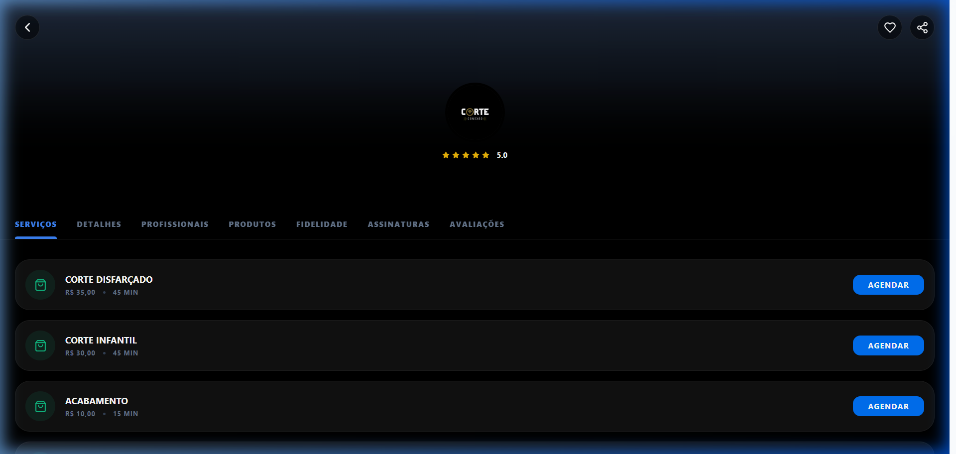 O Site da Sua Barbearia